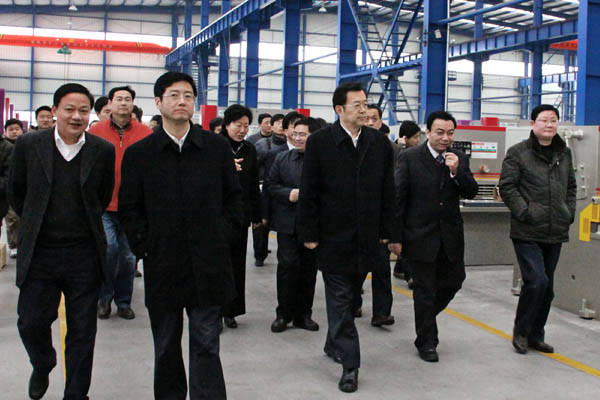 国家发改委副主任孙志刚来我公司参观视察 国家发改委副主任孙志刚来我公司参观视察
